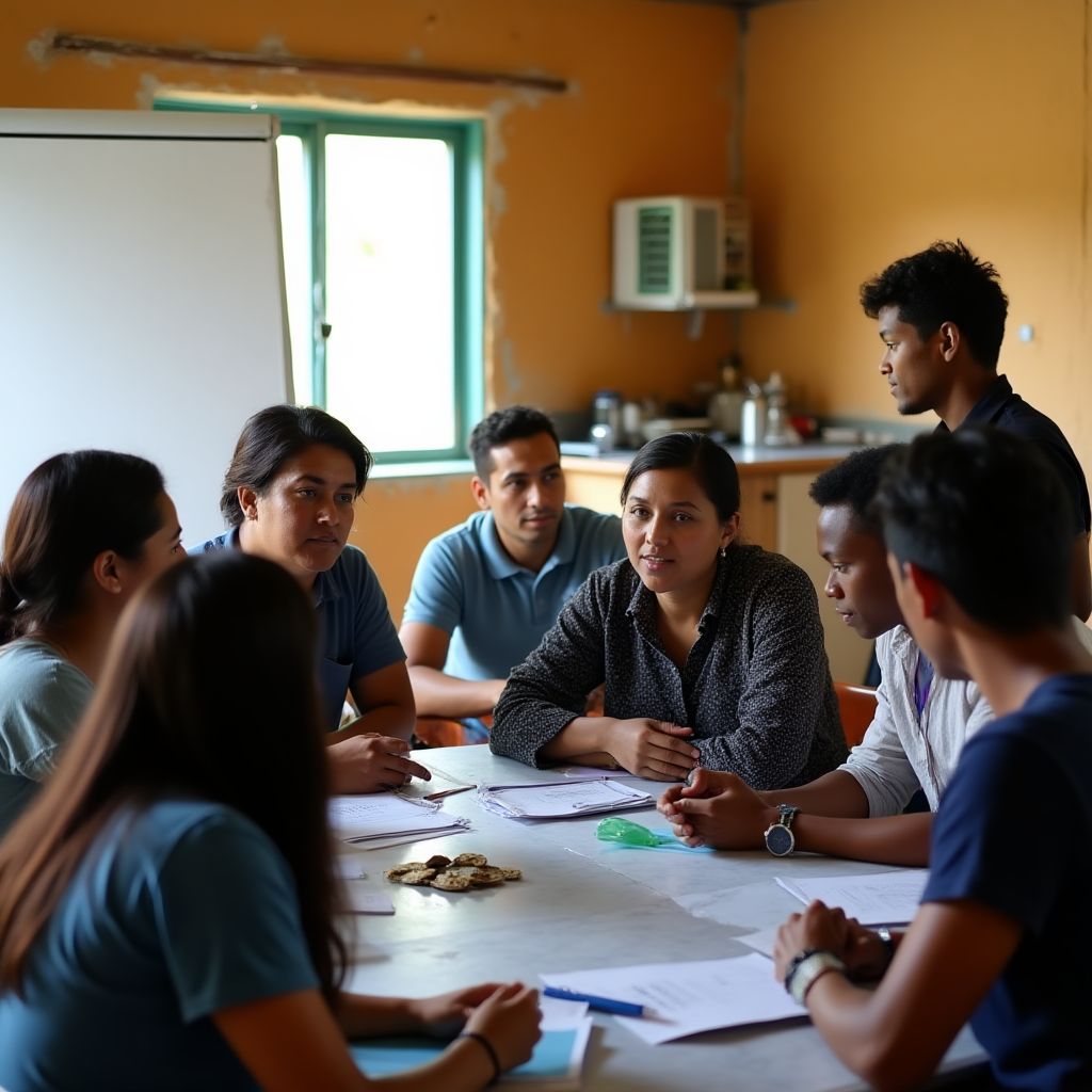 Microfinance association partnership